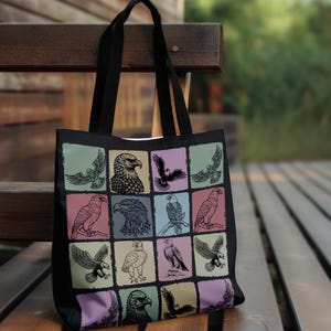 Vintage Eagle Tote Bag, Retro Bird Lover Gift, American Eagle Bag, Retro Wildlife Tote, Vintage Eagle Fan Bag, Patriotic Eagle Tote