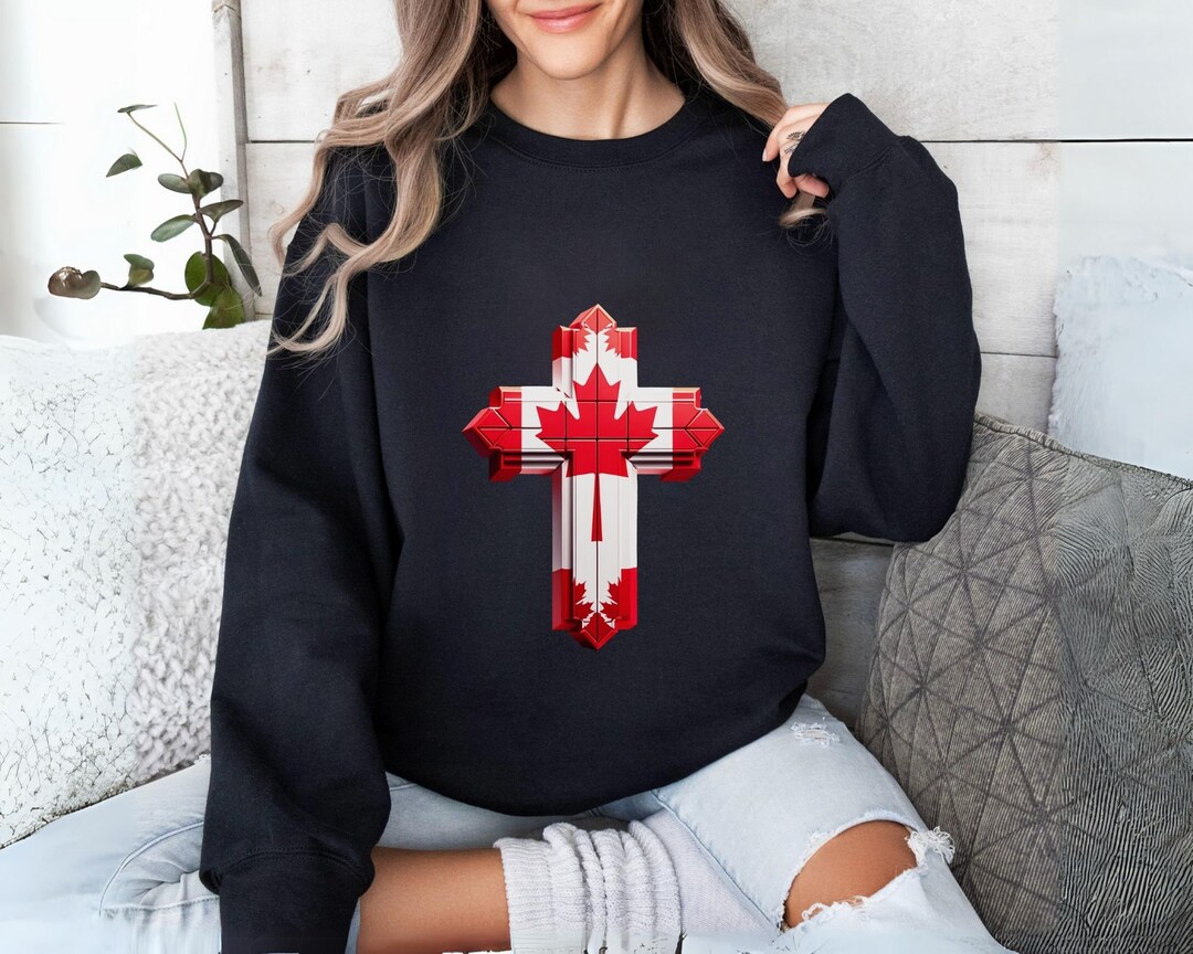 Tabarnak French Canadian Flag T-Shirt – Unisex Black Tee With Maple Leaf & Slogan (Size L) - View #2