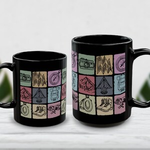 Vintage Hiking Mug, Retro Hiker Gift, Funny Hiking Enthusiast Coffee Cup, Cute Outdoor Themed Mug, Perfect Gift for Trail Lovers