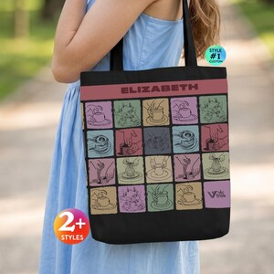 Custom Name Pottery Tote Bag, Vintage Personalized Ceramics Lover Bag, Retro Clay Artist Gift, Unique Potter Shoulder Bag, Art Studio Tote