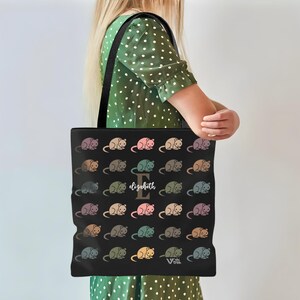 Custom Name Pottery Tote Bag, Vintage Personalized Ceramics Lover