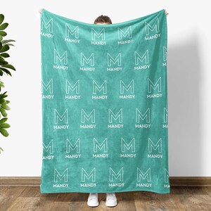 Personalized Name Blanket for Your Kids, Customized Name Baby Blankets for Girl Boy, Baby Name Blanket. Great Gift for Birthday, Christmas