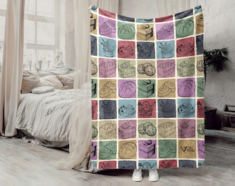 Funny Baking Blanket, Bakers Gonna Bake Throw Blanket, Gift for