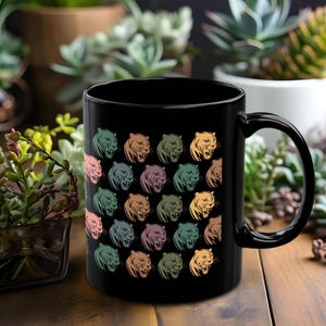 Black Panther Mug Gift, Wild Cat Coffee Cup for Animal Lovers, Jungle Cat Drinkware, Cool Panther Lover Mug, Fierce Cat Vibes
