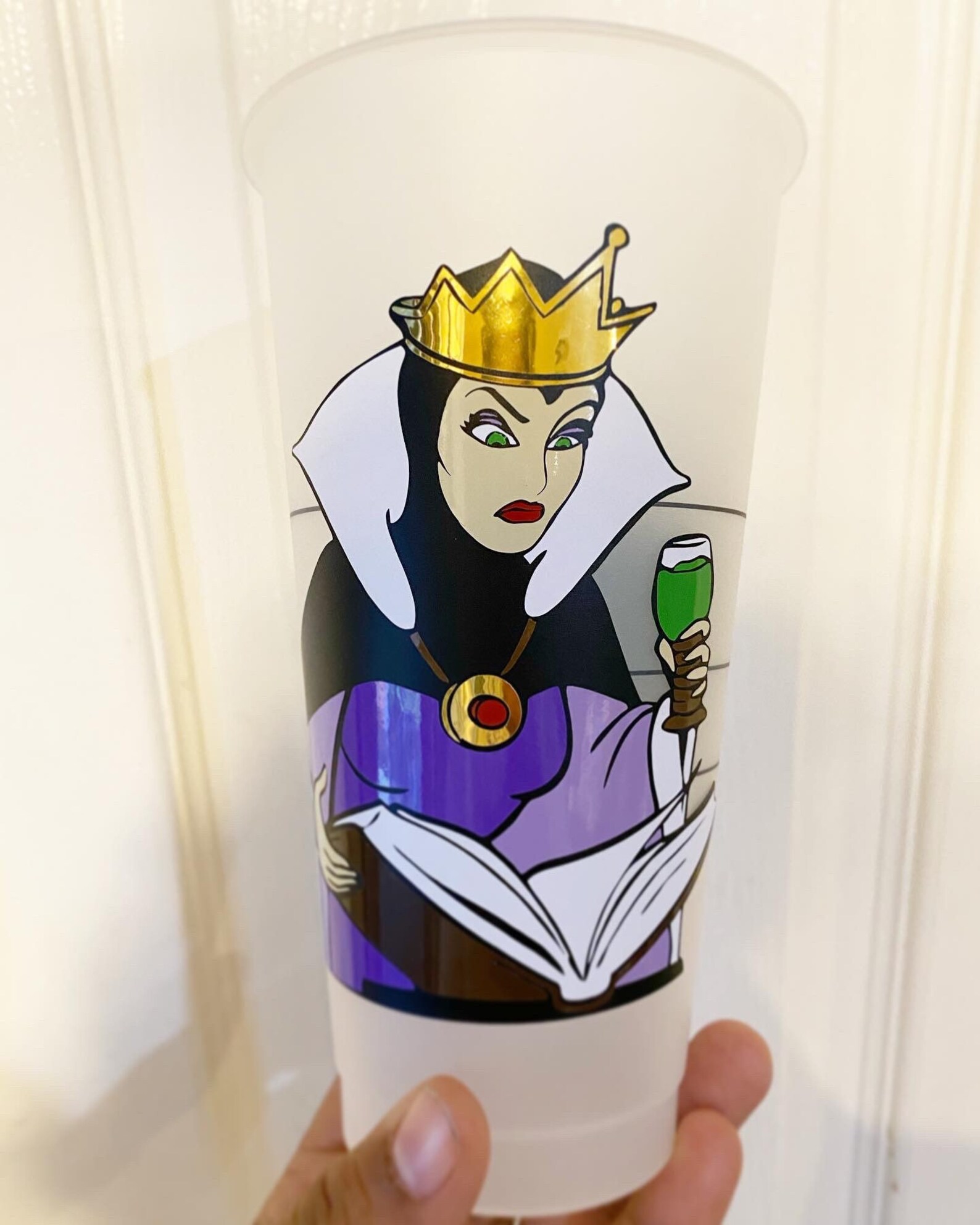 Evil Queen Custom Tumbler Etsy