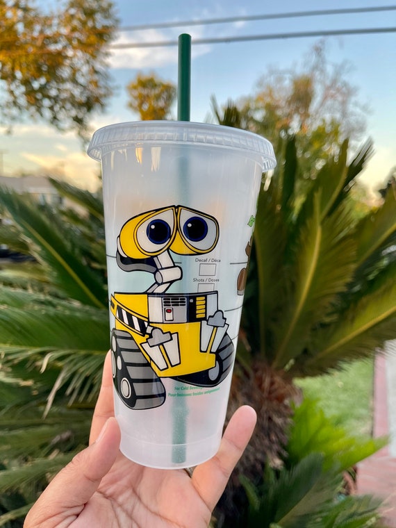 Inspired Wall-e Custom Starbucks Cold Cup 