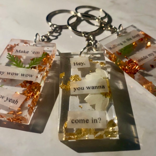 Resin Keychains - Stray kids Lyric keychains inspired - SKZ - Straykids keychains - Christmas gift ideas - gifts for her - Christmas gifts