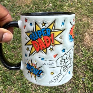 Familie Fäuste Vatertagsbecher, Bester Vater, lustige Geschenke für Vater, Vater Becher, Vater Geburtstagsgeschenke