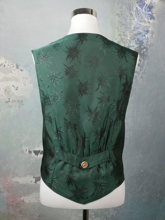 Gray Wool Vest, 1990s Austrian Vintage Waistcoat … - image 3