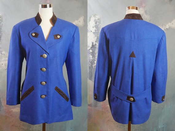 Blue Linen Blazer