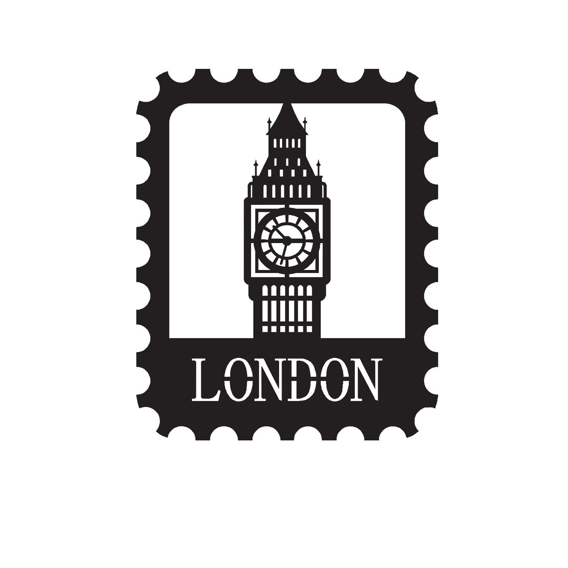 Big Ben Metal Wall Art Metal Metal Wall Décor London Stamp Etsy