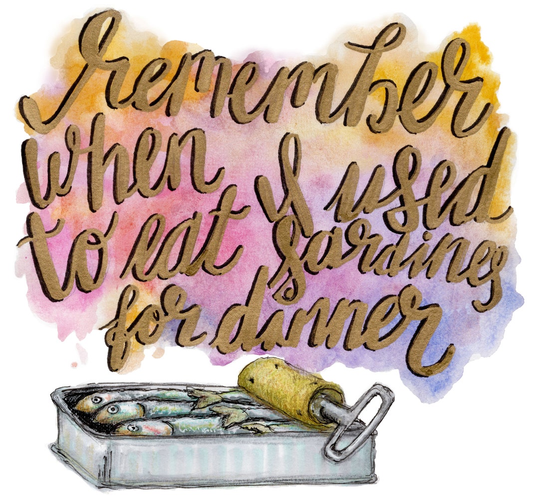 Remember When I Used to Eat Sardines for Dinner juicy the Notorious B.I