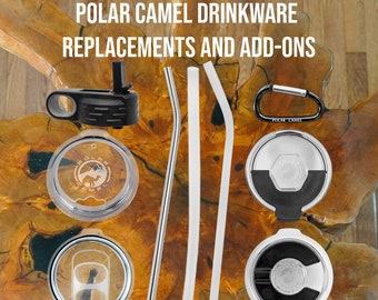 Polar Camel Lids and Straws for Replacement / Add On / Upgrade for Your Drinkware