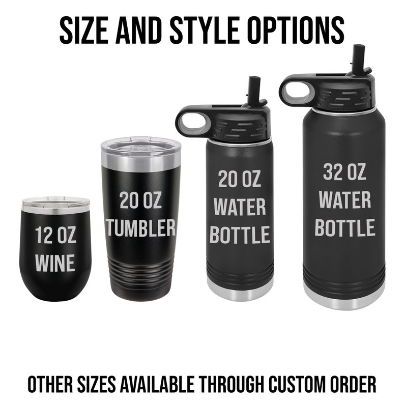 Hallmark Movies Personalization Included Engraved 12 oz Wine or 20 oz Tumbler or Water Bottle Christmas Romance Romantic Crown image 2