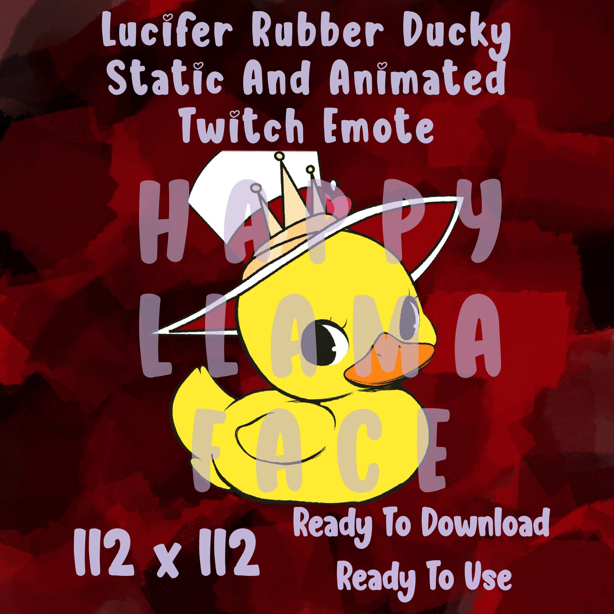Luzifer Quietscheentchen Twitch Emote
