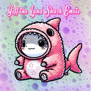 Jeff the Land Shark Emote Twitch Discord