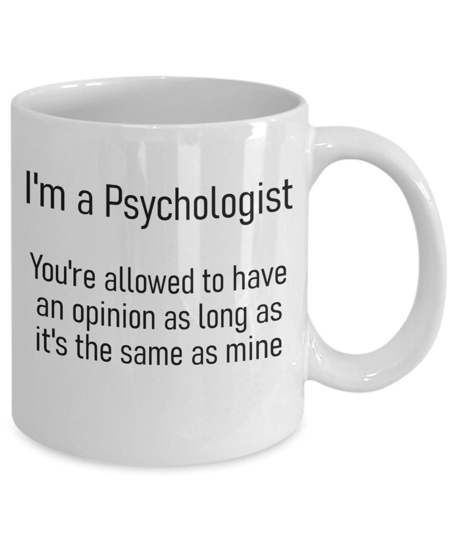 Psychologist Gift Mug, Funny Psychology Thank You Christmas Present