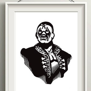 Lucha Libre Mexican Wall Art, Chola Home Decor
