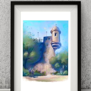 Puerto Rican Jibaro Wall Art Print Boricua Home Decor Gifts