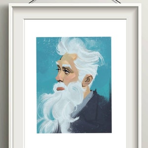 Ramon Emeterio Betances Puertor Rican Art Print, Puerto Rico Wall Home Decor