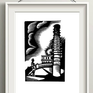 Puerto Rico Old San Juan Art Print, Boricua Flag Home Decor Gifts