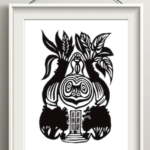 Puerto Rican Taino Art Print, Boricua Home Decor Gifts