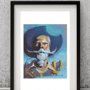 Don Quixote de la Mancha Art Print Wall Home Decor