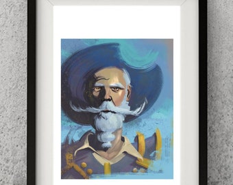 Don Quixote de la Mancha Art Print Wall Home Decor
