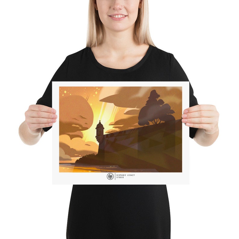 Old San Juan El Morro Wall Art Print Puerto Rico Home Decor Print