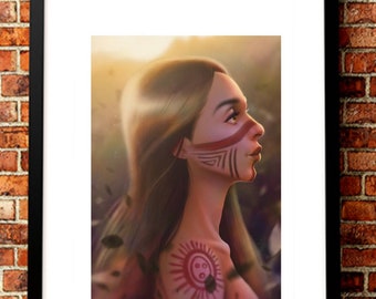 Taina Wall Art Print Puerto Rico Home Decor Gifts