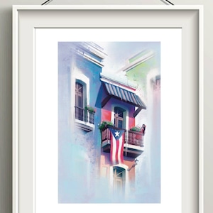 Puerto Rican Jibaro Wall Art Print Boricua Home Decor Gifts