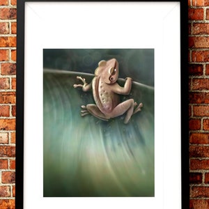 Coqui Puertorriqueño, Puerto Rico Wall Art Home Decor, Boricua