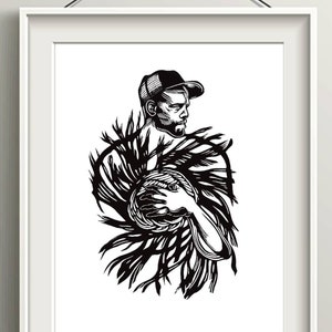 Puerto Rican Art Print, Boricua  Home Decor Gifts