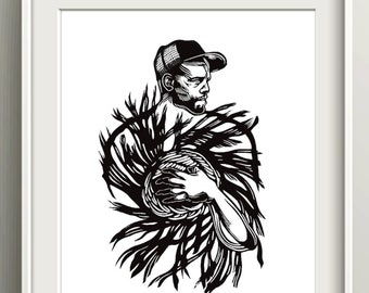 Puerto Rican Art Print, Boricua  Home Decor Gifts