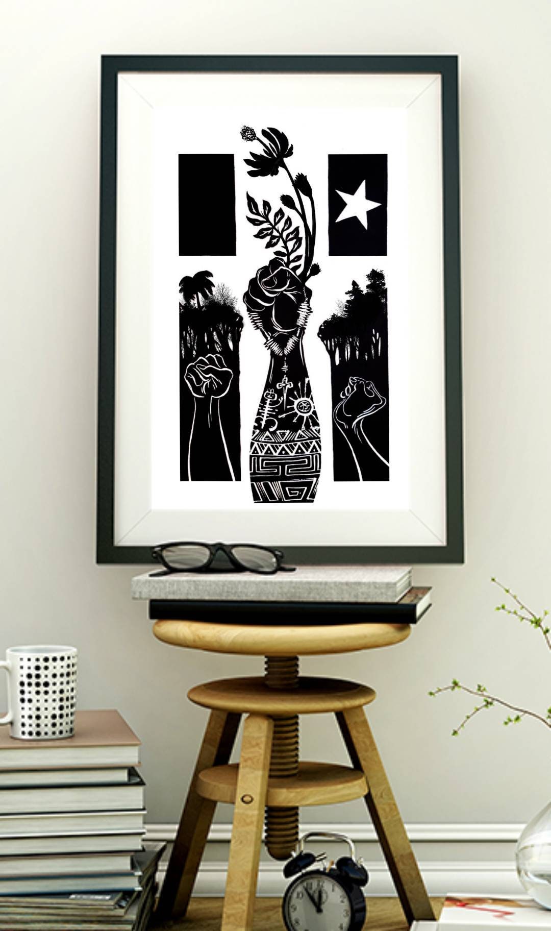 Long Live the Republic Puerto Rico Art Board Print for Sale by  SoLunAgua .