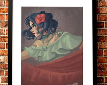 Bomba y Plena Puertorriqueña, Puerto Rico Wall Art Home Decor