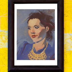 Julia De Burgos Puertor Rican Art Print, Puerto Rico Wall Home Decor