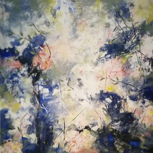 Expressionist painting of nature, seen from abstraction, through what is seen and what is felt, to decorate your home