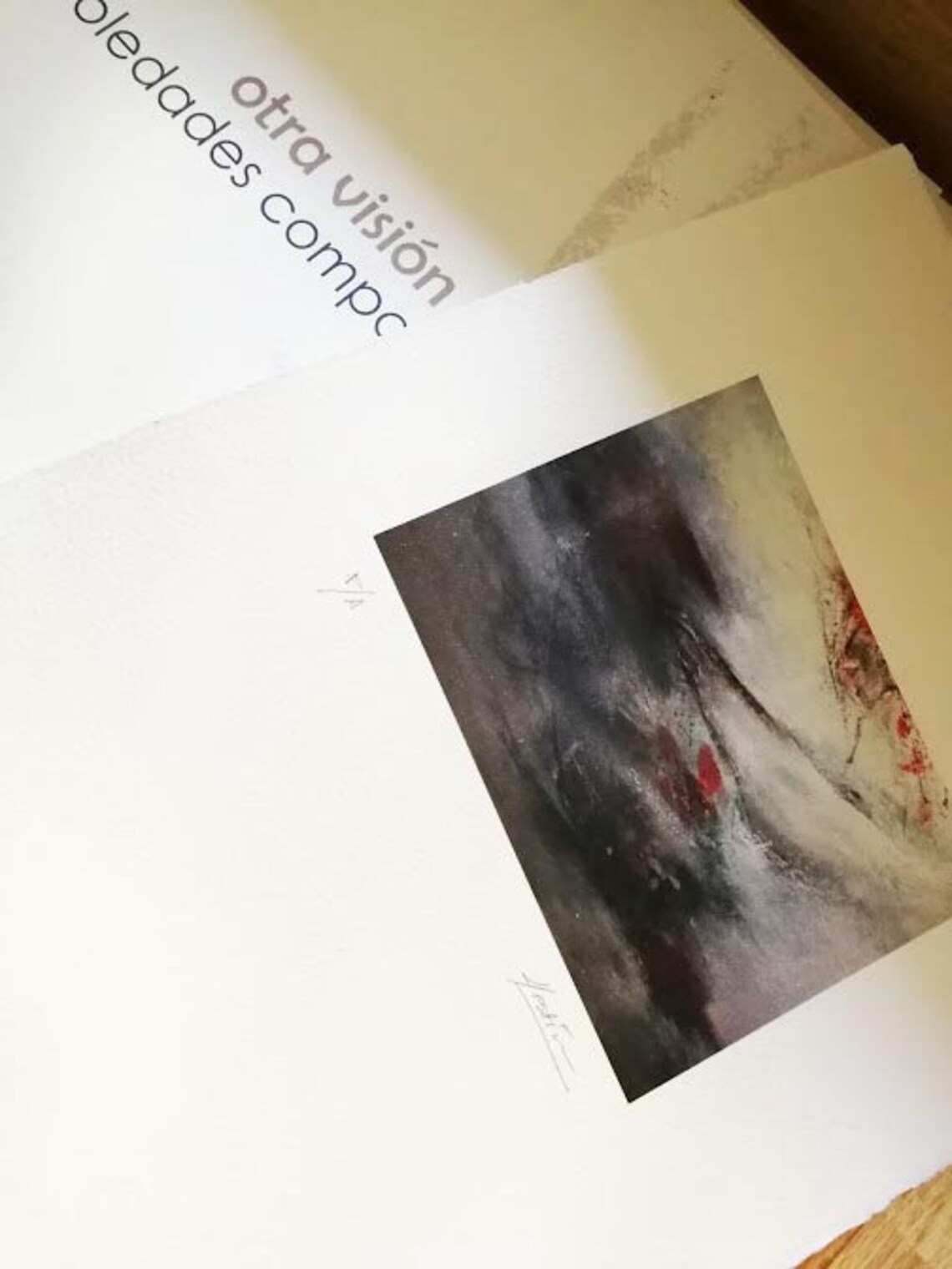 Numbered and signed limited edition print for a different Etsy