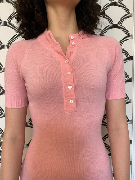 Dior Pink Knit Bodysuit FREE GIFT WRAPPING