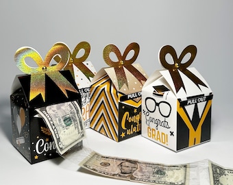 Graduation Money Pull Gift Box: DIY Cash Gift Kit