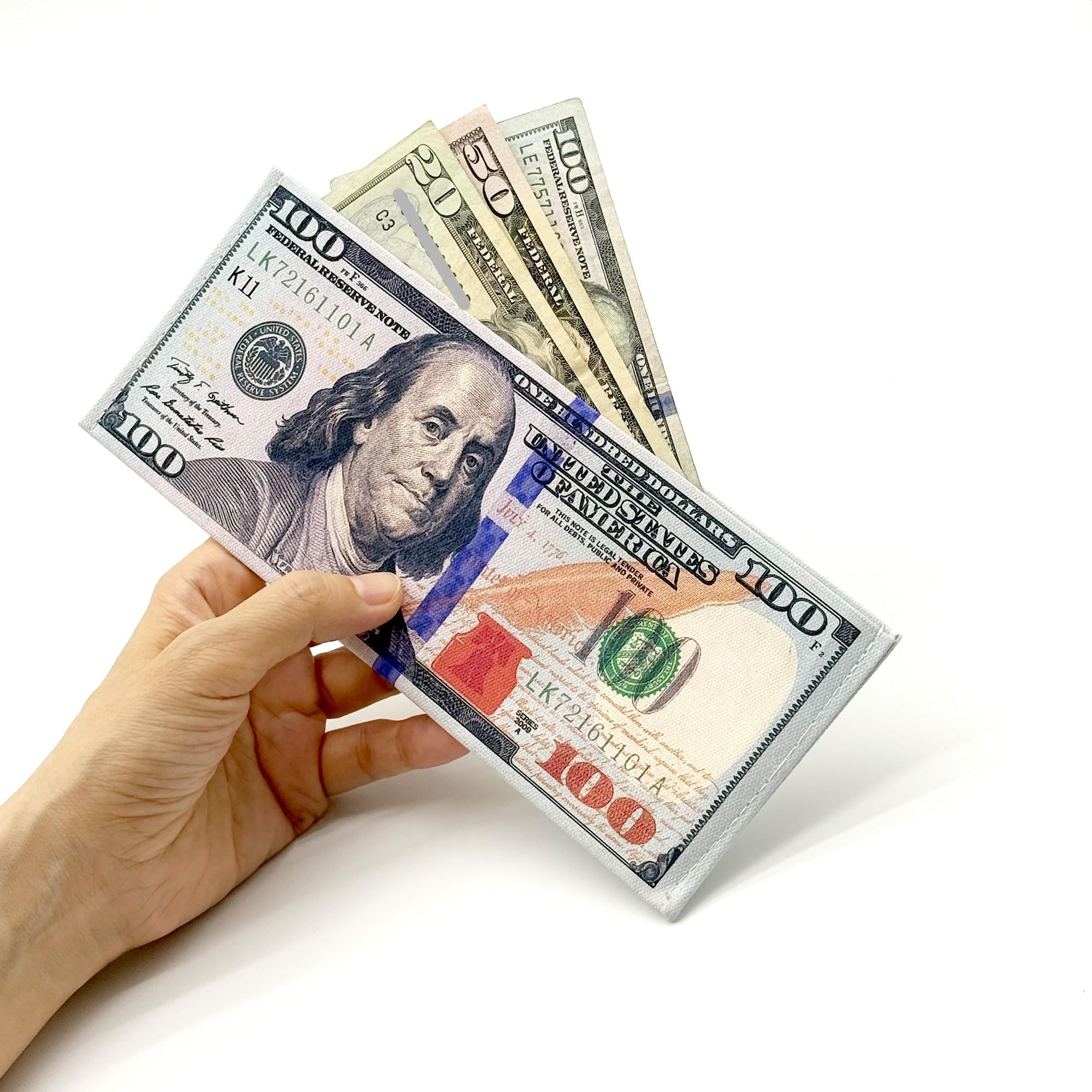 Funny Realistic 100 Dollar Bill Money Envelope – Wallet Style Cash Gift ...