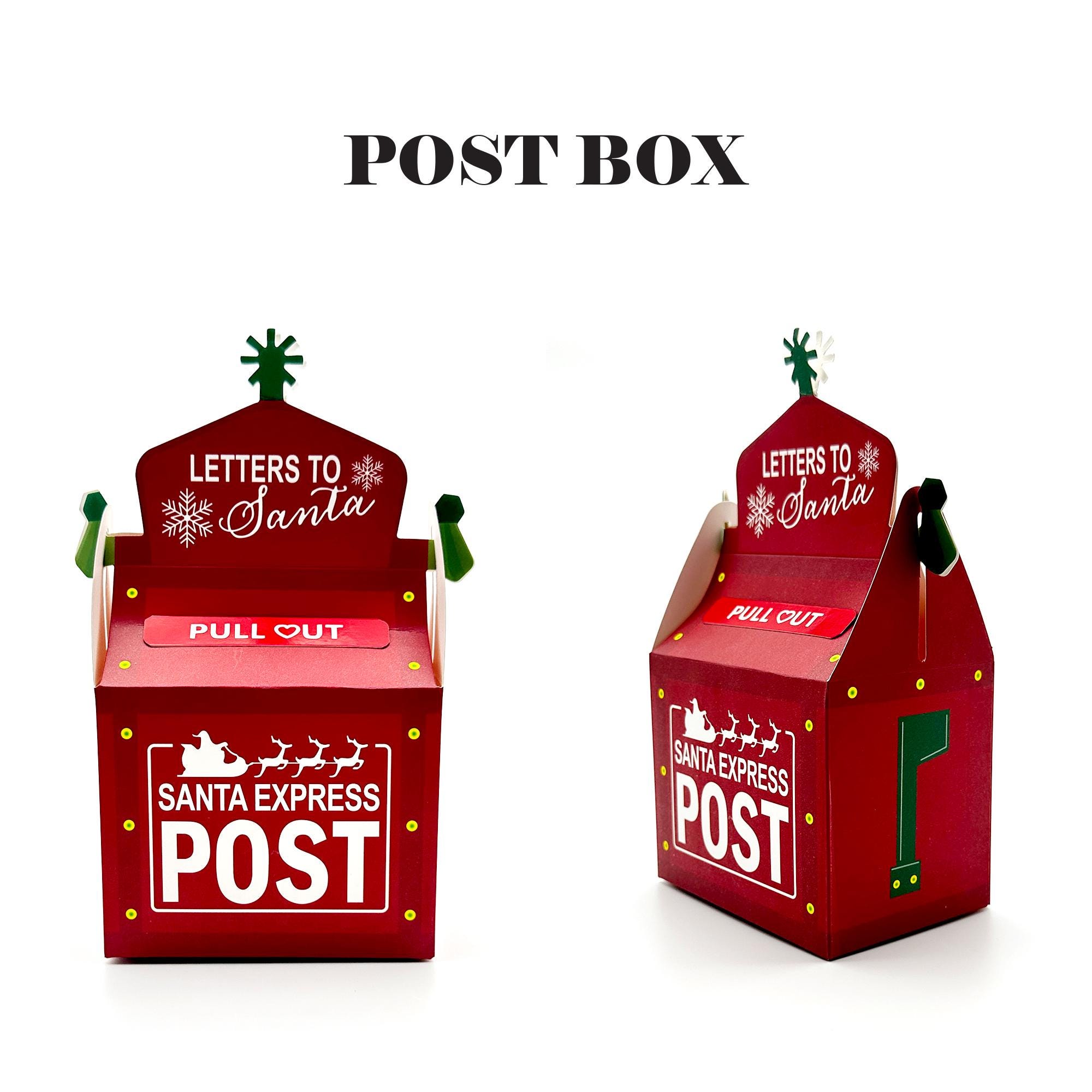 Santa Post Box Note Santa Post Box DIY Money Pull Kit - Unique Christmas Cash Gift for Kids ...