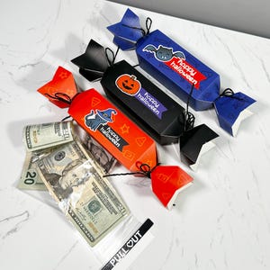 Happy HALLOWEEN!! FUN! Unique Surprise Money Pull Gift Box| DIY kit |Cash box| Halloween party