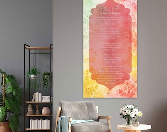 This is Faith - Baha'i Art Canvas Print: by Ruhiyyih Khanum