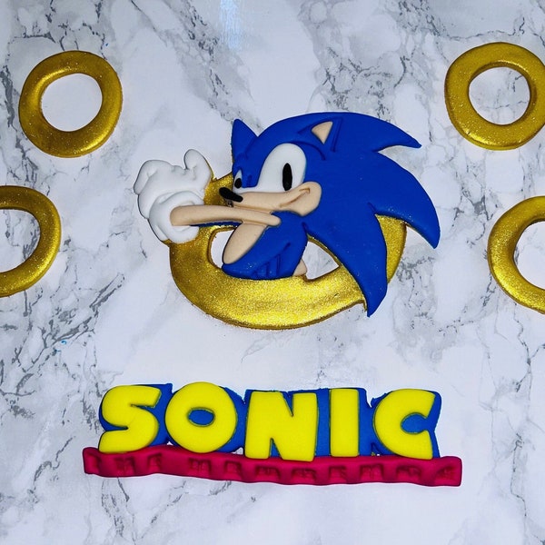 Sonic Cake Decorations Etsy