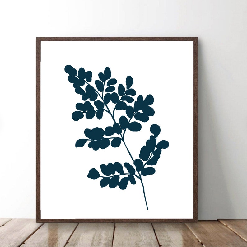 Greenery Prints Botanical Prints Minimalist Wall Art Abstract Paintings Plant Posters Bedroom Wall Decor
