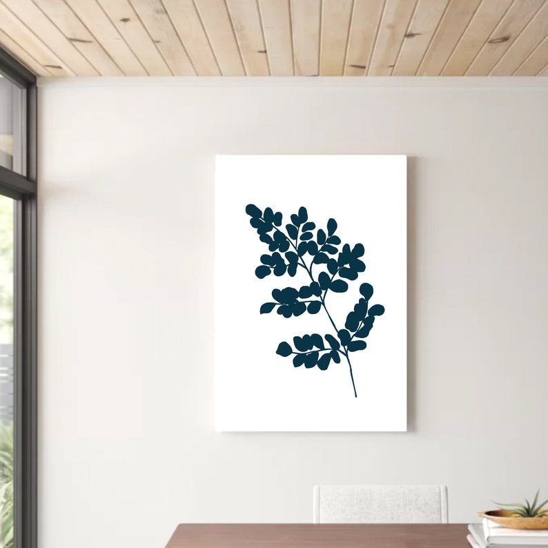Greenery Prints Botanical Prints Minimalist Wall Art Abstract Paintings Plant Posters Bedroom Wall Decor