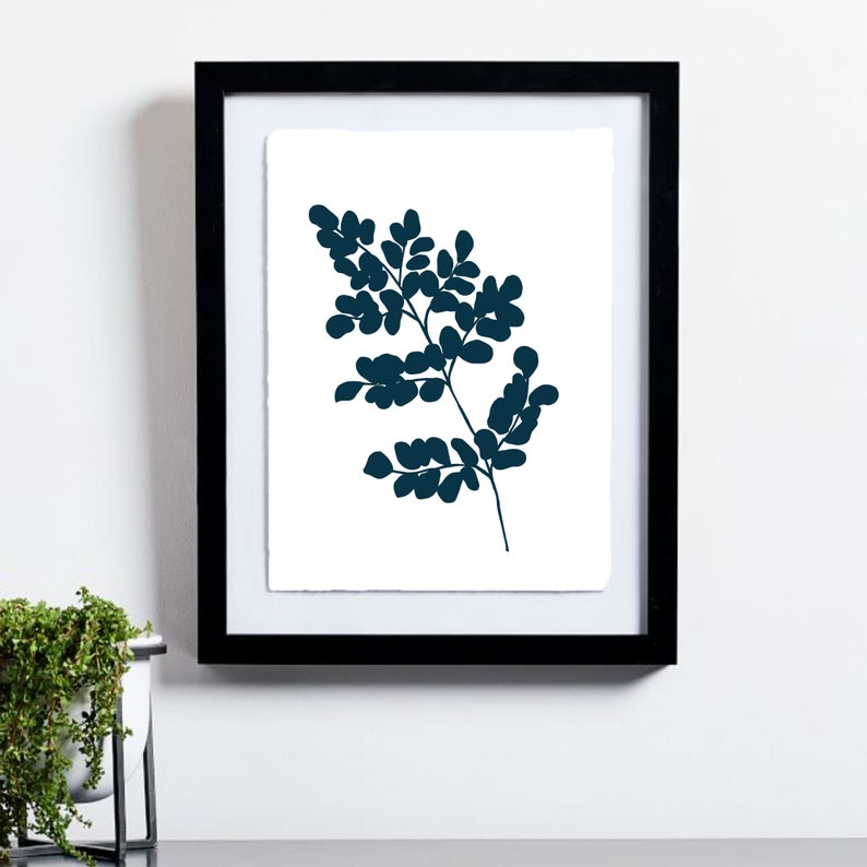 Greenery Prints Botanical Prints Minimalist Wall Art Abstract Paintings Plant Posters Bedroom Wall Decor