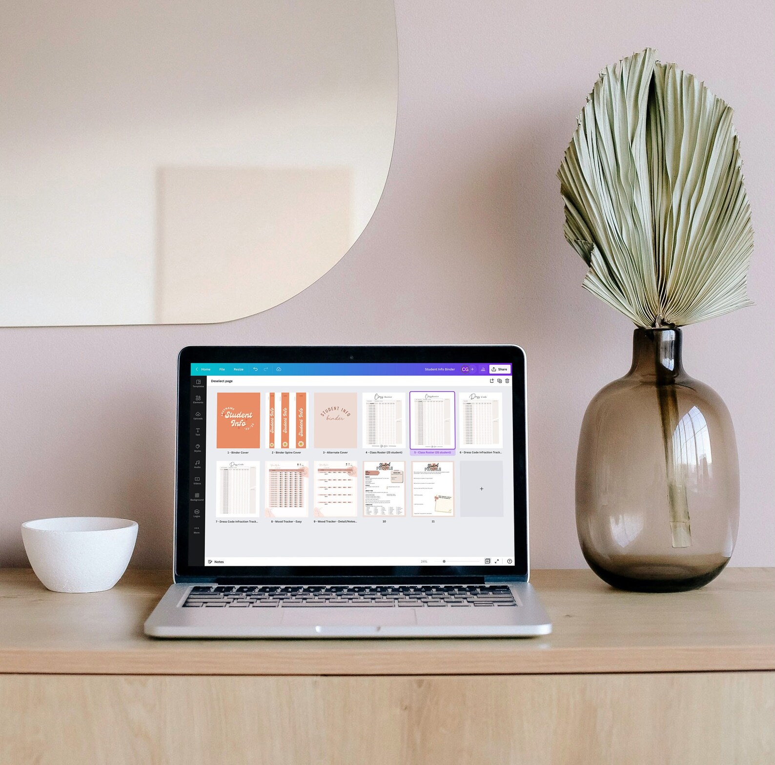 Student Info Binder for Teachers EDITABLE TEMPLATE | Class Roster ...